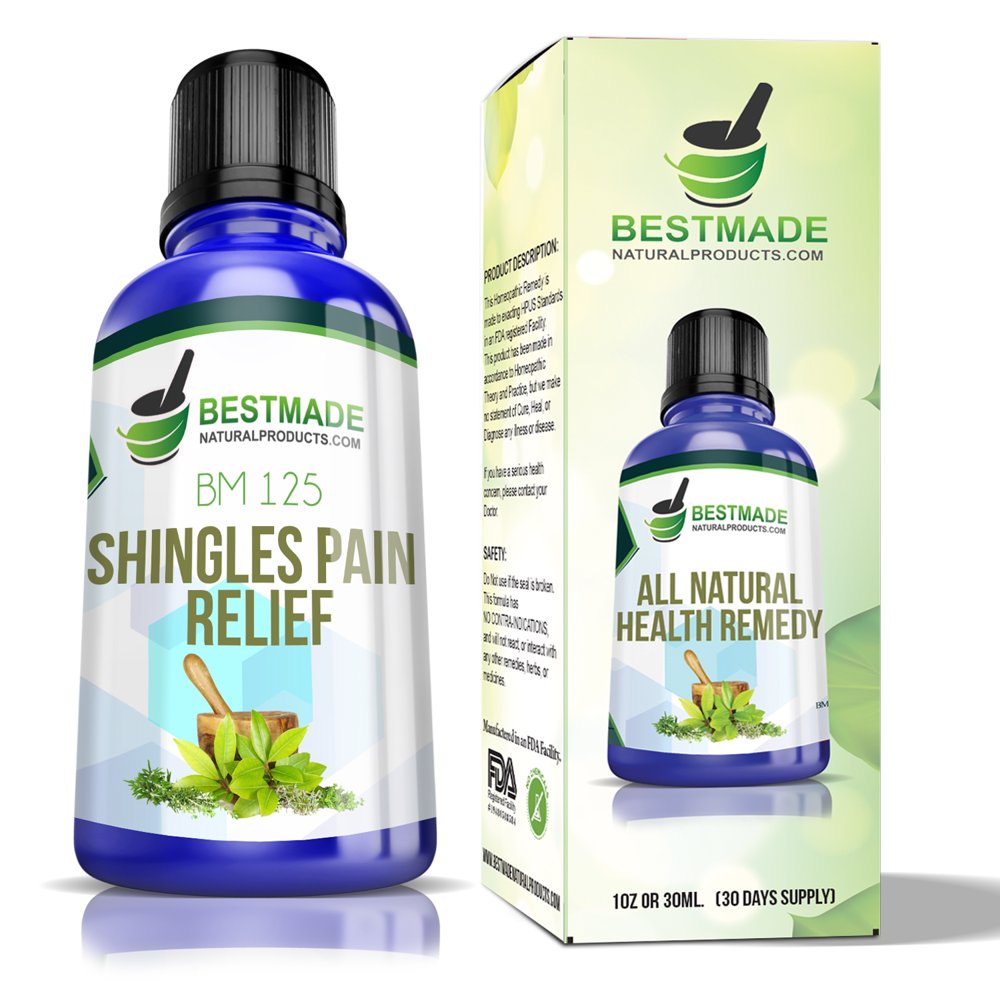 BestMade Natural Products Shingles Herpes Zoster Natural Pain Relief 30 ...