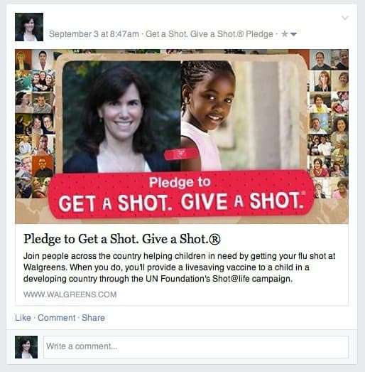 Immunizations at Walgreens Help Children Get@Shot at Life!