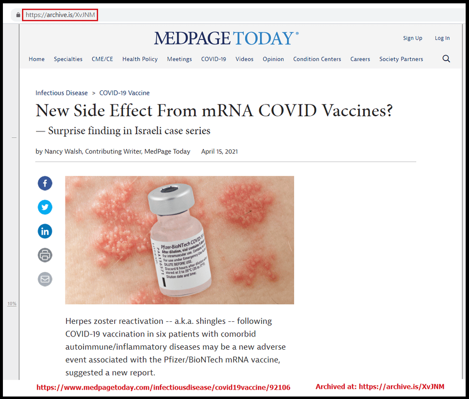 " New Side Effect From mRNA COVID Vaccines?"