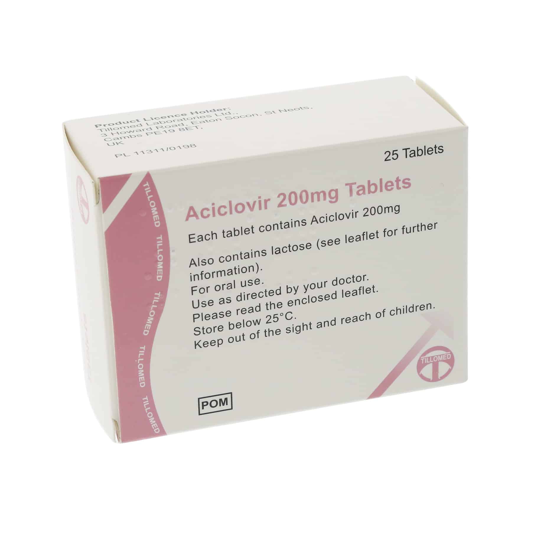 NPA015 : Aciclovir Tablets Plain 200mg Tablets
