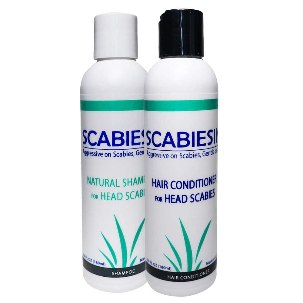 Scabiesin Shampoo and Hair Conditioner for Treatment of Head and Scalp ...