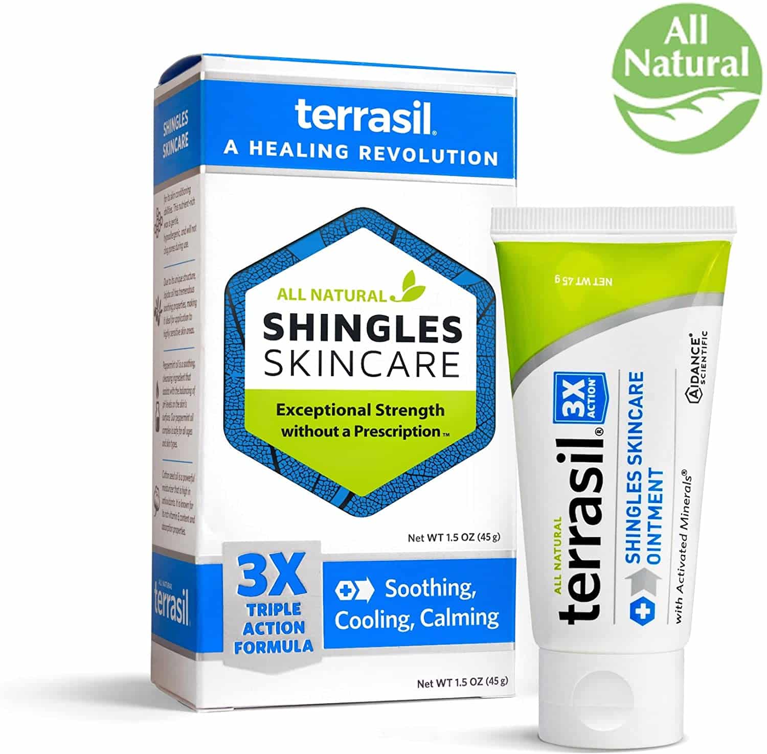 Shingles Treatment Cream  3X Triple Action Formula  E