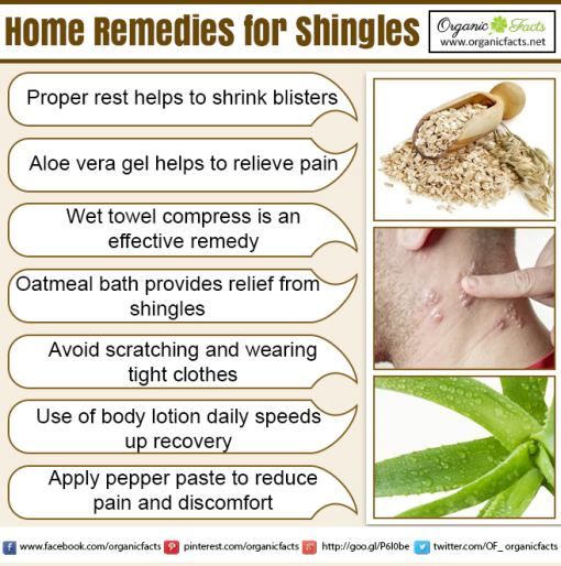 Some of the most effective home remedies for shingles include the use ...