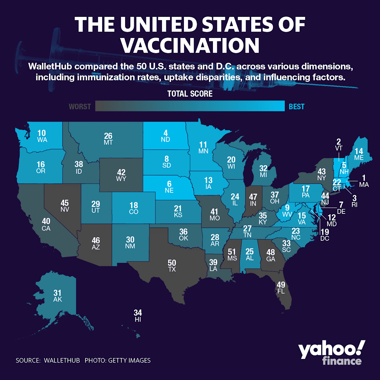 The states where Americans are â and aren