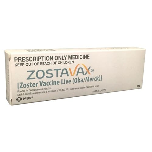 Vaccine Zostavax Shingles Zoster Virus RD