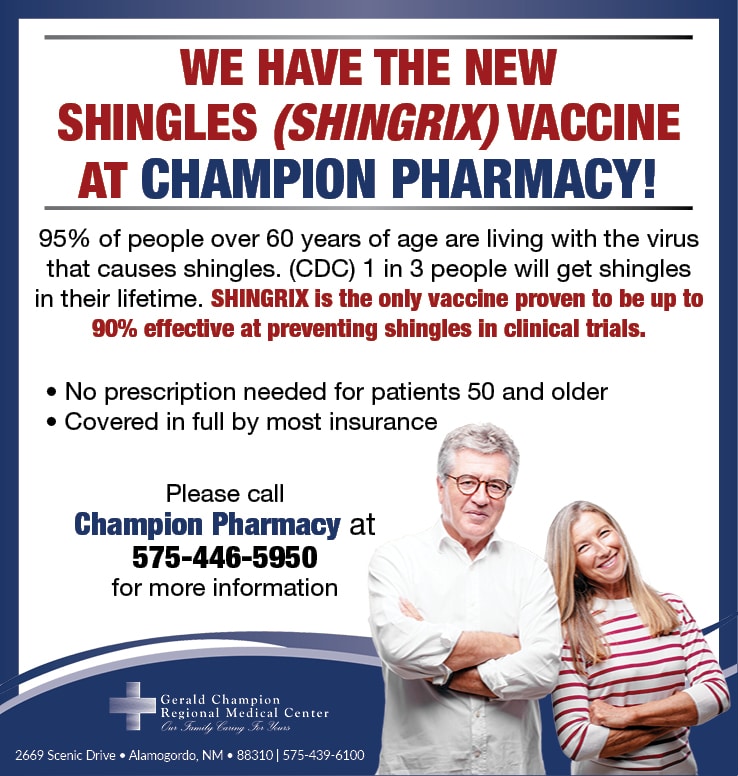 We Have The New Shingles (Shingrix) Vaccine at Champion Pharmacy ...